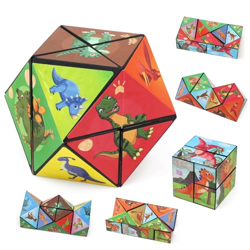 JoyPlus Zauberwürfel Cube, Infinity Würfel, 3D-Zauberwürfel für Kinder Geeignet zur Linderung von Stress und Ängsten, Knobelspiele für Kinder, Originelle Geburtstagsgeschenk für Babys ab 1+ Jahr von JoyPlus