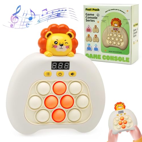 JoyPlus Pop Push It Elektronisches Spiel, Quick Push Pop Bubble Spielmaschine, Bubble Sensorisches Quetschspielzeug, Dekompressions Spielzeug für Kinder und Erwachsene, um Stress Abzubauen von JoyPlus