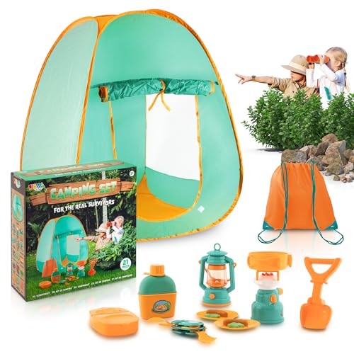 Joya Creative Kinderspielzelt Pop Up Spielhaus Baby, Abenteuer Kinder Outdoor, Forscherset, entdecker Set, Play Kinderzelt Geschenke für Kinder 2-6 Jahre Mädchen Junge Spielzeug Joya Creative Kinderspielzelt Pop Up Spielhaus Baby, Abenteuer Kinder Outdoor, Forscherset, entdecker Set, Play Kinderzelt Geschenke für Kinder 2-6 Jahre Mädchen Junge Spielzeug von Joya Creative