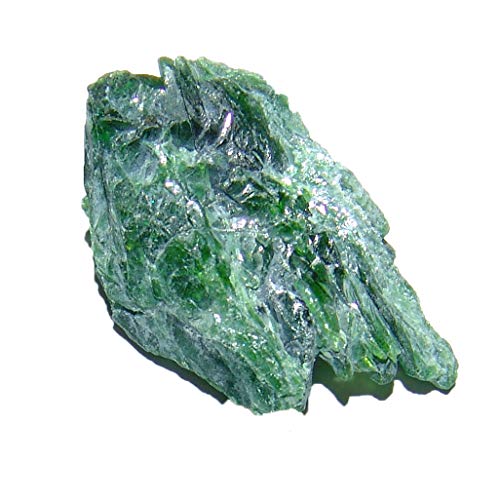 Joyas Janni Chromidiopsid Diopsid Rohstein, roh, ca. 20-30 mm, schöne grüne Perlen, Mehrfarbig (RO-STÜCK-CHROMD-01) von Janni-Shop-Mineralien