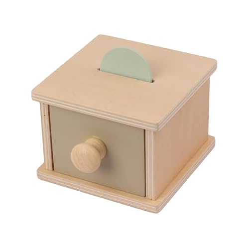Joybex Montessori Spielzeugkiste mit Münze - Holzspielzeug, Babyspielzeug 1 Jahr von Joybex