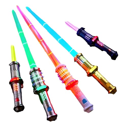 2 Stück Lichtschwert Kinder, RGB 7 Farben LED-Lichtschwert, Retractable LED Lightsaber Spielzeug mit Beleuchtung und Ton für Erwachsene und Jungen Kinder Geschenk Cosplay 2 Stück Lichtschwert Kinder, RGB 7 Farben LED-Lichtschwert, Retractable LED Lightsaber Spielzeug mit Beleuchtung und Ton für Erwachsene und Jungen Kinder Geschenk Cosplay von Joycabin