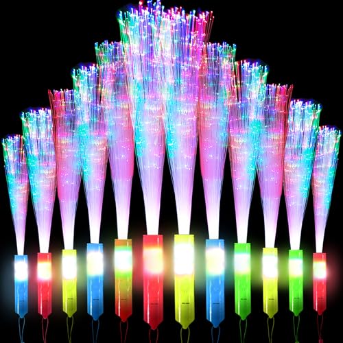 Joycabin 12 Stück LED Leuchtstäbe, Knicklichter, Leuchtwedel Party Set mit Multicolor Licht, Glasfaser Leuchtstab für Kinder Weihnachten, Party, Konzert, Hochzeit Joycabin 12 Stück LED Leuchtstäbe, Knicklichter, Leuchtwedel Party Set mit Multicolor Licht, Glasfaser Leuchtstab für Kinder Weihnachten, Party, Konzert, Hochzeit von Joycabin