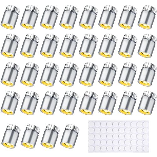Joycabin 30 Stück Mini LED Lichter für Puppenhäuser, Mini-Lichter zum Selbermachen, mini Lichter zum Basteln, Miniatur Lichter für Vitrinen, Spielzeug Bausteine (Warmweiß) von Joycabin