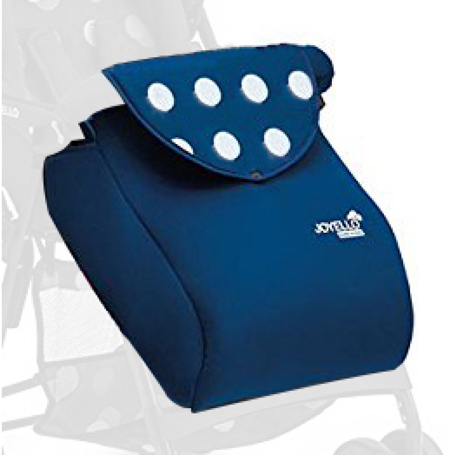 Beinabdeckung für Kinderwagen Joyello Musino Light Navy Blue Colored Pois von Joyello