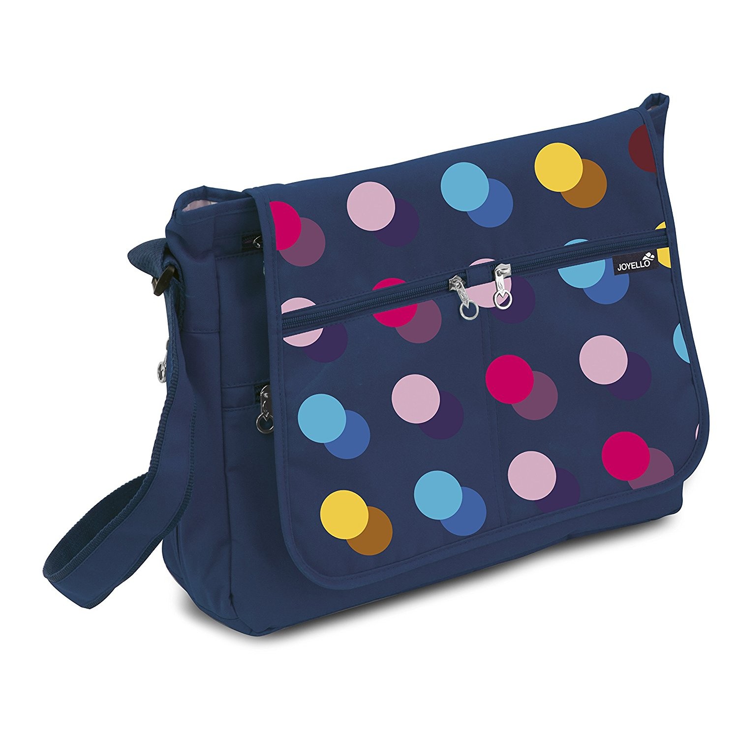 Joyello Umstandstasche Bequeme dunkelblaue farbige Tupfen von Joyello
