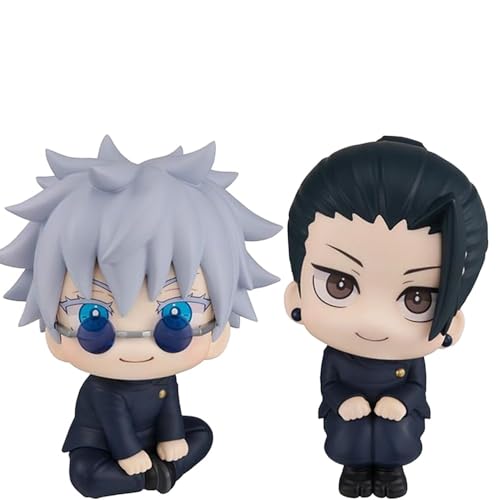 2Stück Anime Gojo Satoru Geto Suguru Look Up Figur Modell 10cm Niedlich Q Version Sammlerstücke Action Figur PVC Statue Auto Heimdekoration 2Stück Anime Gojo Satoru Geto Suguru Look Up Figur Modell 10cm Niedlich Q Version Sammlerstücke Action Figur PVC Statue Auto Heimdekoration von Joyes