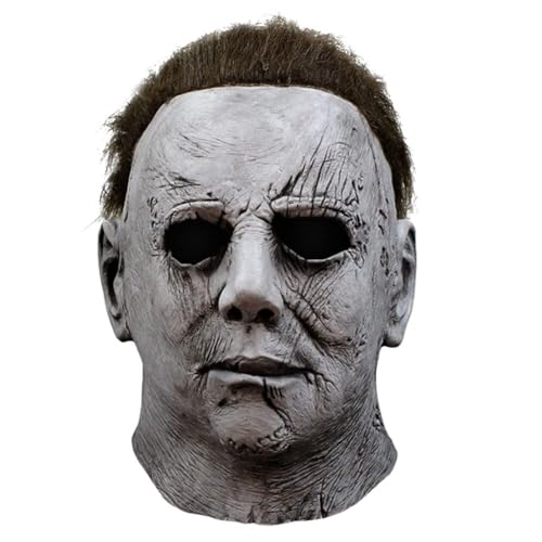 Joyes Horror Maske für Erwachsene, Scream Maske Ghost Maske Grusel Cosplay Masken Halloween Maske, Neuartige Realistische Gruselige Maske für Halloween Karneval Party von Joyes