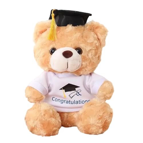 Joyesplay Teddybär Graduation Examensbär Abschlussbär Bachelor Geschenk,23 cm Teddy Abschluss Geschenk mit Doktorhut Glücksbringer Abitur für Bachelor Abitur Bestandene Geschenk (Hellbraun-Weiß) Joyesplay Teddybär Graduation Examensbär Abschlussbär Bachelor Geschenk,23 cm Teddy Abschluss Geschenk mit Doktorhut Glücksbringer Abitur für Bachelor Abitur Bestandene Geschenk (Hellbraun-Weiß) von Joyesplay