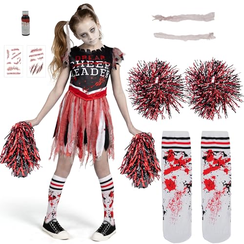 Joyesplay Zombie für Cheerleader-Halloween (Rot, 150) von Joyesplay