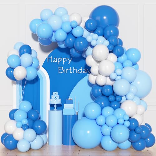 150 Stück Blau Luftballon Garland Blau Ballon Arch Kit Weiß Hellblaue Wasserblauer Geburtstagsdeko Mädchen Luftallons für Geburtstag Mädchen Party Deko 150 Stück Blau Luftballon Garland Blau Ballon Arch Kit Weiß Hellblaue Wasserblauer Geburtstagsdeko Mädchen Luftallons für Geburtstag Mädchen Party Deko von JoyeuVie