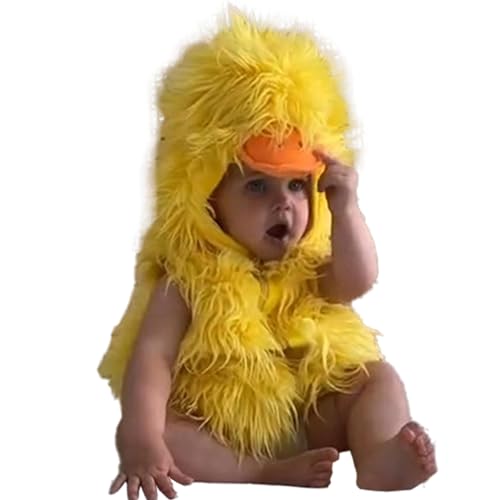 Joygoodta Kleinkind Duck Kostüm Halloween mit Kapuze süße Zipper -Baumwoll -Mischung Duck Kostüm Unisex ärmellose Baby Halloween Kostüme für Cosplay -Partybühne, für 110 cm Höhe Kleinkind Joygoodta Kleinkind Duck Kostüm Halloween mit Kapuze süße Zipper -Baumwoll -Mischung Duck Kostüm Unisex ärmellose Baby Halloween Kostüme für Cosplay -Partybühne, für 110 cm Höhe Kleinkind von Joygoodta