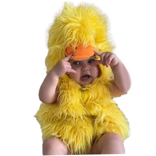 Joygoodta Kleinkind Duck Kostüm Halloween mit Kapuze süße Zipper -Baumwoll -Mischung Duck Kostüm Unisex ärmellose Baby Halloween Kostüme für Cosplay -Partybühne, für 90 cm Höhe Kleinkind Joygoodta Kleinkind Duck Kostüm Halloween mit Kapuze süße Zipper -Baumwoll -Mischung Duck Kostüm Unisex ärmellose Baby Halloween Kostüme für Cosplay -Partybühne, für 90 cm Höhe Kleinkind von Joygoodta