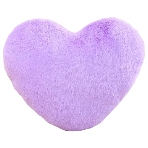 Joygoodta Lila Herzkissen 18.1x14.2 Flauschiger Herzkissen gefülltes lila Schlafzimmerdekor für Bett Couch Home Offoor Innenräume Joygoodta Lila Herzkissen 18.1x14.2 Flauschiger Herzkissen gefülltes lila Schlafzimmerdekor für Bett Couch Home Offoor Innenräume von Joygoodta