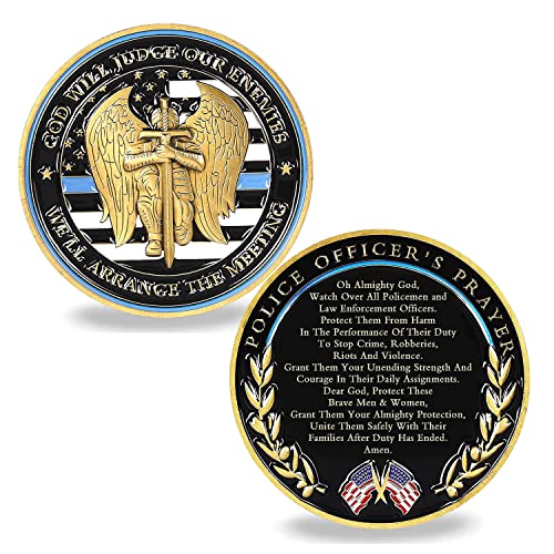 Saint Michael Police Challenge Coin Strafverfolgung Gebetsmünze von Joygulls