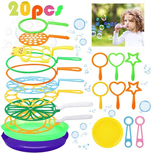 Joyibay Seifenblasen Set, 20 Stücke Kinder Seifenblasen Blase Zauberstab Einstellen Seifenblasen für Indoor und Outdoor Bubble Maker Spiele, Perfekt für Kindergeburtstag, Partys, Hochzeit Joyibay Seifenblasen Set, 20 Stücke Kinder Seifenblasen Blase Zauberstab Einstellen Seifenblasen für Indoor und Outdoor Bubble Maker Spiele, Perfekt für Kindergeburtstag, Partys, Hochzeit von Joyibay