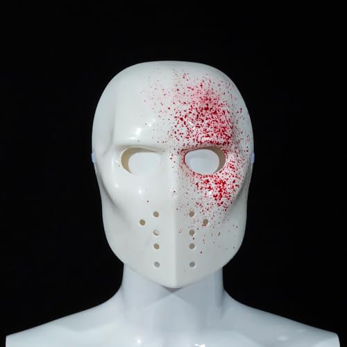 Joyincoser Killer Maske für Erwachsene mit blutverschmiertem Fake-Machete, gruseliges Kostüm, ideal als schauriges Geschenk für Halloween, Cosplay-Party, Karneval und Fasching Joyincoser Killer Maske für Erwachsene mit blutverschmiertem Fake-Machete, gruseliges Kostüm, ideal als schauriges Geschenk für Halloween, Cosplay-Party, Karneval und Fasching von Joyincoser