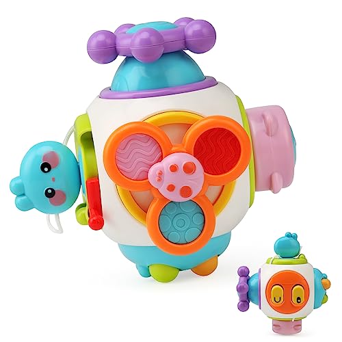 JoyLife Busy Activity Cube,Baby Motorikwürfel ab 1 Jahr Mädchen Junge,Busy Cube ab 18 Monate für Feinmotorische Fähigkeiten Vorschule Lerngeschenk,Activity Würfel Baby Montessori Spielzeug von JoyLife