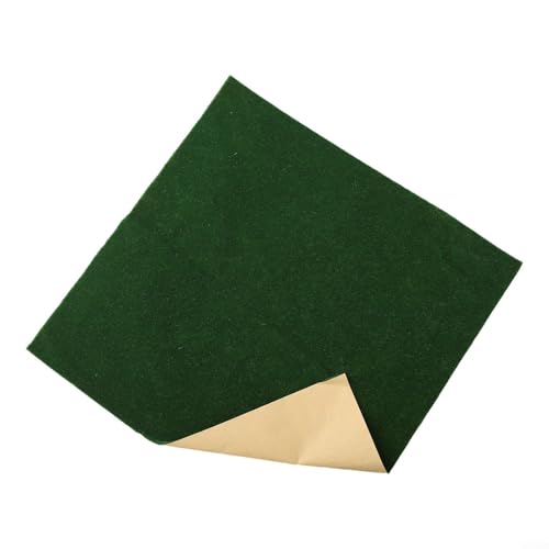 Miniatur-Rasenmatte, 25 x 25 cm, für Puppenhäuser und Innenräume, ideal für kreative Nutzung (Dunkelgrün) von JoyousMall