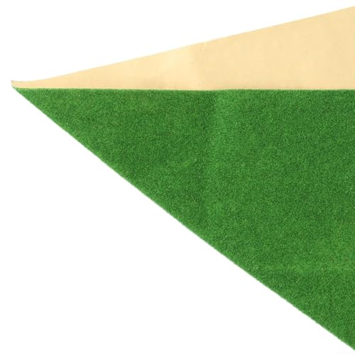 Miniatur-Rasenmatte, 25 x 25 cm, für Puppenhäuser und Innenräume, ideal für kreative Nutzung (mittelgrün) von JoyousMall