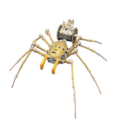 186-teiliges mechanisches Spinnen-Modell - Silberne Menschengesicht-Jagdspinne DIY Metallbausatz für Jugendliche und Erwachsene 186-teiliges mechanisches Spinnen-Modell - Silberne Menschengesicht-Jagdspinne DIY Metallbausatz für Jugendliche und Erwachsene von Joytopiaminds