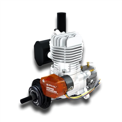 20-cm³-Benzinmotor mit Elektrostart, seitlichem Auspuff, Einzylinder-Zweitakt-RC-Flugzeugmotor mit komplettem Startsystem und Rauchabzug, geeignet für große Starrflügelmodelle 20-cm³-Benzinmotor mit Elektrostart, seitlichem Auspuff, Einzylinder-Zweitakt-RC-Flugzeugmotor mit komplettem Startsystem und Rauchabzug, geeignet für große Starrflügelmodelle von Joytopiaminds
