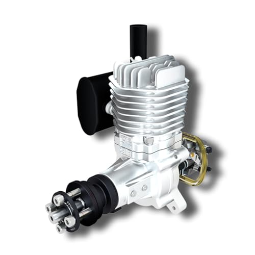 38-cm³-Benzinmotor mit seitlichem Auspuff und Glühkerzen, 4,2 PS, Einzylinder-Zweitakt-RC-Flugzeugmotor mit Elektrostart für Starrflügelmodelle 38-cm³-Benzinmotor mit seitlichem Auspuff und Glühkerzen, 4,2 PS, Einzylinder-Zweitakt-RC-Flugzeugmotor mit Elektrostart für Starrflügelmodelle von Joytopiaminds