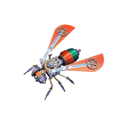 3D-Metallpuzzle für Erwachsene, 120-teiliger 3D-DIY-Steampunk-Modellbausatz „Gear Raider“, kreatives Kunstobjekt für Zuhause und Büro von Joytopiaminds
