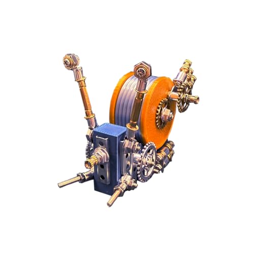 3D-Metallpuzzle für Erwachsene, 125-teiliger 3D-DIY-Steampunk-Modellbausatz mit mechanischer Langsamschnecke, kreatives Kunstobjekt für Zuhause und Büro 3D-Metallpuzzle für Erwachsene, 125-teiliger 3D-DIY-Steampunk-Modellbausatz mit mechanischer Langsamschnecke, kreatives Kunstobjekt für Zuhause und Büro von Joytopiaminds