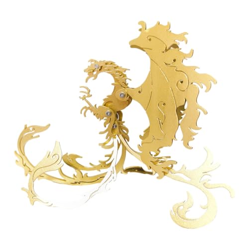3D-Metallpuzzle für Erwachsene, 28-teiliger 3D-DIY-Bausatz für mechanische Punk-Fabelwesen, Suzaku-Phönix, kreatives Kunstobjekt für Zuhause und Büro 3D-Metallpuzzle für Erwachsene, 28-teiliger 3D-DIY-Bausatz für mechanische Punk-Fabelwesen, Suzaku-Phönix, kreatives Kunstobjekt für Zuhause und Büro von Joytopiaminds
