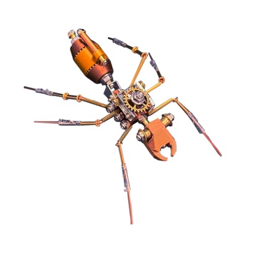 3D-Metallpuzzle für Erwachsene, 88-teiliger 3D-Steampunk-Bausatz für mechanische Ameisenroboter im Sci-Fi-Design, kreatives Kunstobjekt für Zuhause und Büro von Joytopiaminds