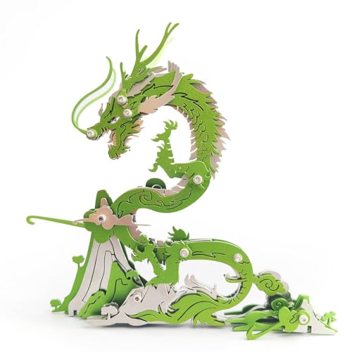 3D-Metallpuzzle für Erwachsene, 90-teiliger 3D-DIY-Bausatz für mechanische Punk-Fabelwesen und orientalische Drachen, kreatives Kunstobjekt für Zuhause und Büro 3D-Metallpuzzle für Erwachsene, 90-teiliger 3D-DIY-Bausatz für mechanische Punk-Fabelwesen und orientalische Drachen, kreatives Kunstobjekt für Zuhause und Büro von Joytopiaminds