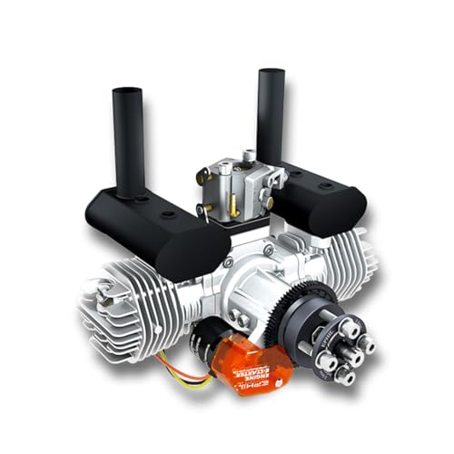 40-cm³-Zweizylinder-Benzinmotor mit Elektrostart, 4,6 PS, Boxermotor mit Glühkerzen, RC-Flugzeugmotor für Starrflügelmodelle 40-cm³-Zweizylinder-Benzinmotor mit Elektrostart, 4,6 PS, Boxermotor mit Glühkerzen, RC-Flugzeugmotor für Starrflügelmodelle von Joytopiaminds