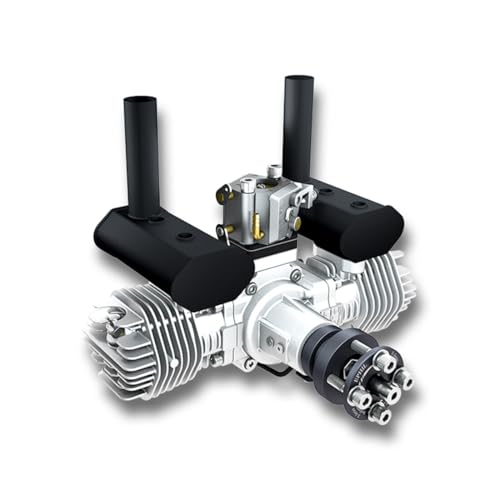 40-cm³-Zweizylinder-Benzinmotor mit Glühkerzen, 4,6 PS Boxermotor für RC-Flugzeuge mit Elektrostart für Starrflügelmodelle 40-cm³-Zweizylinder-Benzinmotor mit Glühkerzen, 4,6 PS Boxermotor für RC-Flugzeuge mit Elektrostart für Starrflügelmodelle von Joytopiaminds