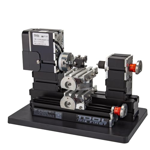 60W Mini Metall Werkzeugmaschine Bausatz mit Basis, 100+ Teile Präzisionsdrehmaschine für Modellbau & Metallbearbeitung 60W Mini Metall Werkzeugmaschine Bausatz mit Basis, 100+ Teile Präzisionsdrehmaschine für Modellbau & Metallbearbeitung von Joytopiaminds