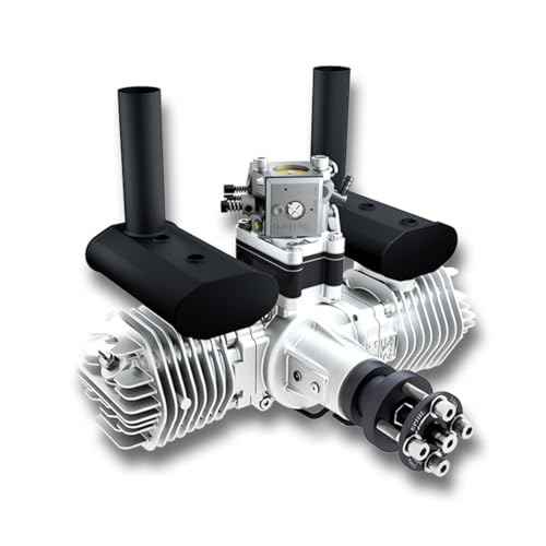 76-cm³-Zweizylinder-Benzinmotor mit Glühkerzen, 9,0 PS Boxermotor für RC-Flugzeuge mit Elektrostart für große Starrflügelmodelle 76-cm³-Zweizylinder-Benzinmotor mit Glühkerzen, 9,0 PS Boxermotor für RC-Flugzeuge mit Elektrostart für große Starrflügelmodelle von Joytopiaminds