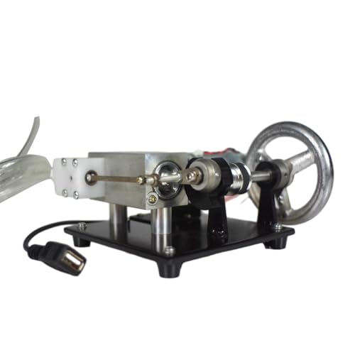 Dampfmaschinen-Modellbausätze, Einzylinder-Dampfmaschinengenerator mit horizontaler Achse für physikalische Experimente, Bildung und Ausstellung (ohne Kessel) von Joytopiaminds