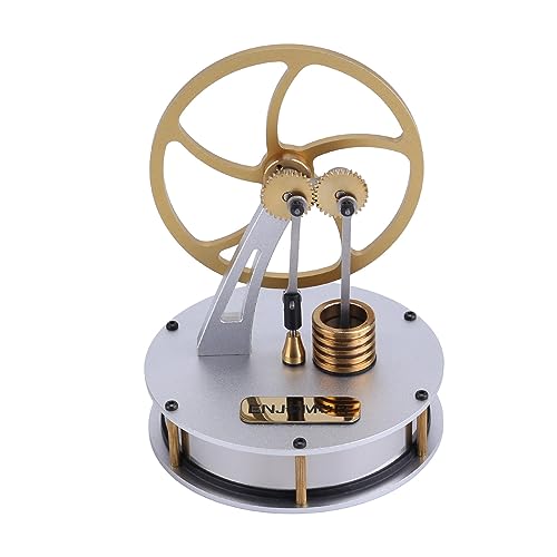 Dampfmaschinen-Modellbausätze, Gamma-Stirlingmotor mit Metallgetriebe und Wärmeübertragung für physikalische Experimente, Bildung und Ausstellung Dampfmaschinen-Modellbausätze, Gamma-Stirlingmotor mit Metallgetriebe und Wärmeübertragung für physikalische Experimente, Bildung und Ausstellung von Joytopiaminds