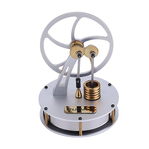 Dampfmaschinen-Modellbausätze, Gamma-Stirlingmotor mit Metallgetriebe und Wärmeübertragung für physikalische Experimente, Bildung und Ausstellung Dampfmaschinen-Modellbausätze, Gamma-Stirlingmotor mit Metallgetriebe und Wärmeübertragung für physikalische Experimente, Bildung und Ausstellung von Joytopiaminds