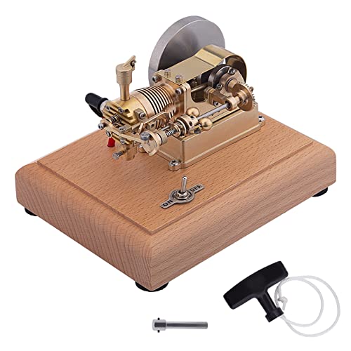 Dampfmaschinenmodell Bausatz, 1,6cc Horizontale Hieb & Fehl Motor Einzylinder 4-Takt Benzinmotor mit Geschwindigkeitsregler für Wissenschaftsexperimente Bildung und Ausstellung Dampfmaschinenmodell Bausatz, 1,6cc Horizontale Hieb & Fehl Motor Einzylinder 4-Takt Benzinmotor mit Geschwindigkeitsregler für Wissenschaftsexperimente Bildung und Ausstellung von Joytopiaminds