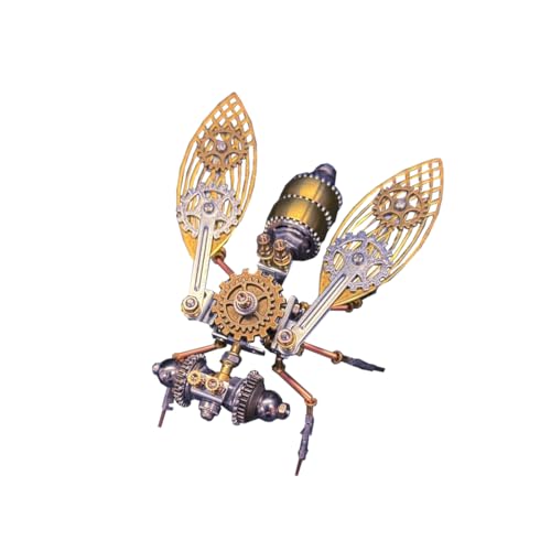 Joytopiaminds 3D-Metallpuzzle für Erwachsene, 165+ Teile Steampunk Mechanisches Fliegenmodell-Set mit Displayständer, kreative Schreibtischdekoration für Zuhause & Büro Joytopiaminds 3D-Metallpuzzle für Erwachsene, 165+ Teile Steampunk Mechanisches Fliegenmodell-Set mit Displayständer, kreative Schreibtischdekoration für Zuhause & Büro von Joytopiaminds