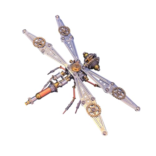 Joytopiaminds 3D-Metallpuzzle für Erwachsene, 202+ Teile Steampunk Mechanische Libelle Modellbausatz, Kreative Schreibtischdekoration für Zuhause & Büro Joytopiaminds 3D-Metallpuzzle für Erwachsene, 202+ Teile Steampunk Mechanische Libelle Modellbausatz, Kreative Schreibtischdekoration für Zuhause & Büro von Joytopiaminds