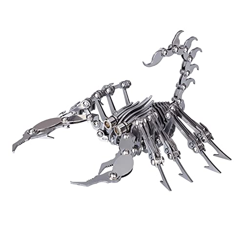 Joytopiaminds 3D-Metallpuzzle für Erwachsene, 274+ Teile, mechanisch beleuchteter 3D-DIY-Skorpion-Metallmodellbausatz mit LED-Augen, einzigartiges Deko-Objekt für den Schreibtisch Joytopiaminds 3D-Metallpuzzle für Erwachsene, 274+ Teile, mechanisch beleuchteter 3D-DIY-Skorpion-Metallmodellbausatz mit LED-Augen, einzigartiges Deko-Objekt für den Schreibtisch von Joytopiaminds