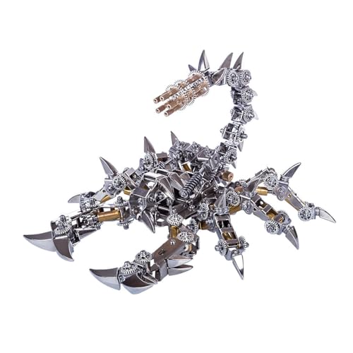 Joytopiaminds 3D-Metallpuzzle für Erwachsene, 3D-DIY-Bausatz für mechanischen Kriegsskorpion, einzigartiges Deko-Objekt für den Schreibtisch Joytopiaminds 3D-Metallpuzzle für Erwachsene, 3D-DIY-Bausatz für mechanischen Kriegsskorpion, einzigartiges Deko-Objekt für den Schreibtisch von Joytopiaminds