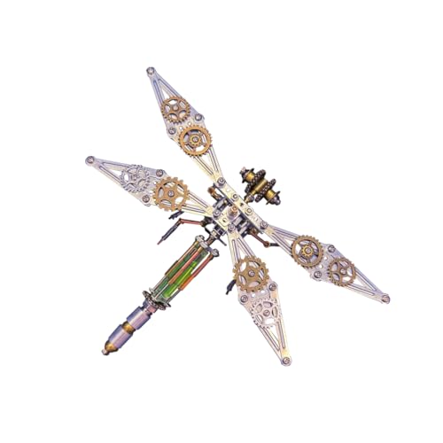 Joytopiaminds 3D-Metallpuzzle für Erwachsene, Steampunk Mechanischer Libellen-Modellbausatz, 218 Teile, kreative Schreibtischdekoration für Zuhause & Büro Joytopiaminds 3D-Metallpuzzle für Erwachsene, Steampunk Mechanischer Libellen-Modellbausatz, 218 Teile, kreative Schreibtischdekoration für Zuhause & Büro von Joytopiaminds
