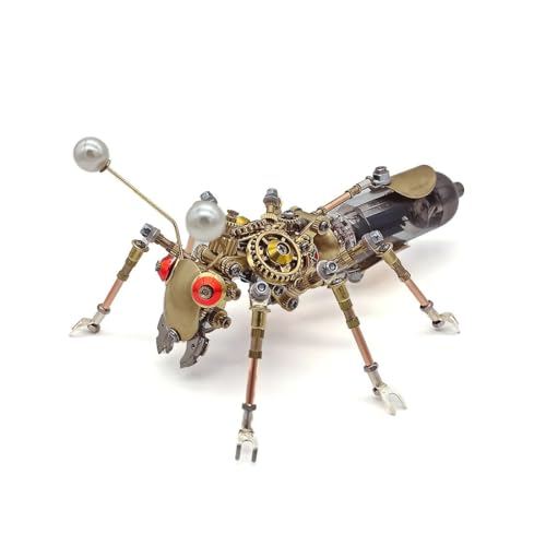 Joytopiaminds 3D-Metallpuzzle für Erwachsene, über 300 Teile, Steampunk-Ameisenmodell, einzigartiges Deko-Objekt für den Schreibtisch von Joytopiaminds