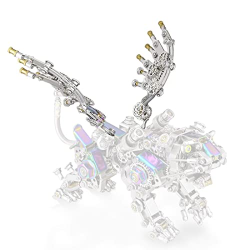 Joytopiaminds 3D-Metallpuzzle für Erwachsene, über 700 Teile, Bengalischer Tiger mit abnehmbaren Flügeln, kreative Schreibtischdekoration für Zuhause und Büro von Joytopiaminds