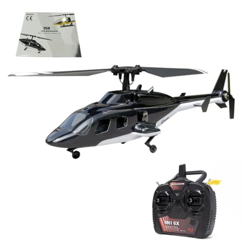 Joytopiaminds F150BL V3 RC-Helikopter mit LED-Beleuchtung, 5-Kanal Flying Wolf RC-Helikopter mit 6-Achsen-Gyro und verbesserter AHSS-Fernsteuerung – RTF von Joytopiaminds