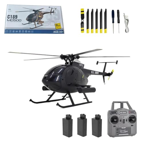 Joytopiaminds MD500 C189 RC-Helikopter, Maßstab 1:28, 2,4 GHz, 4-Kanal, Einrotor-RC-Helikopter mit Höhenflug und optischer Flusspositionierung, RTF US-Rettungshubschrauber für Erwachsene Joytopiaminds MD500 C189 RC-Helikopter, Maßstab 1:28, 2,4 GHz, 4-Kanal, Einrotor-RC-Helikopter mit Höhenflug und optischer Flusspositionierung, RTF US-Rettungshubschrauber für Erwachsene von Joytopiaminds