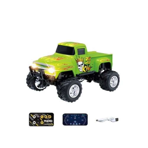 Joytopiaminds Monstertruck aus Aluminiumlegierung im Maßstab 1:64 mit App-Steuerung, 2,4-GHz-Proportionalsteuerung, 3-Gang-Getriebe, Offroad-Stoßdämpfung und Anhängerkupplung Joytopiaminds Monstertruck aus Aluminiumlegierung im Maßstab 1:64 mit App-Steuerung, 2,4-GHz-Proportionalsteuerung, 3-Gang-Getriebe, Offroad-Stoßdämpfung und Anhängerkupplung von Joytopiaminds
